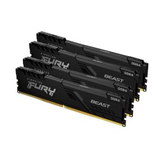 Комплект оперативної пам'яті Kingston FURY 3600 MHz (4x16GB) 64 GB DDR4 Beast Black (KF436C18BBK4/64)