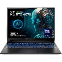 Ноутбук Dream Machines RG4070-16 16FHD+ IPS, Intel U7-155H, 32GB, F1TB, NVD4070-8, DOS, чорний (RG4070-16UA26)