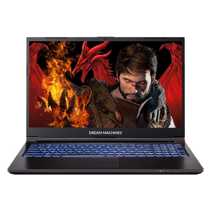 Ноутбук Dream Machines RG2050-15 15.6FHD IPS, Intel i7-13620H, 32GB, F1TB, NVD2050-4, DOS, чорний (RG2050-15UA26)