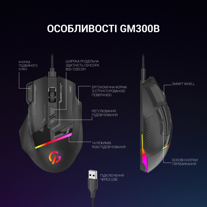 Миша GamePro GM300B (GM300B)
