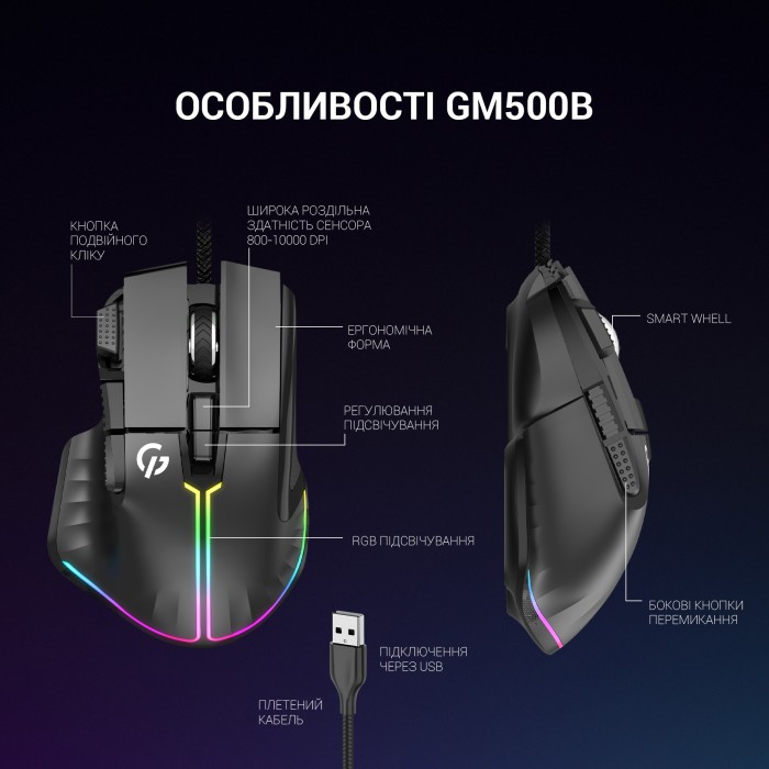 Миша GamePro GM500B (GM500B)