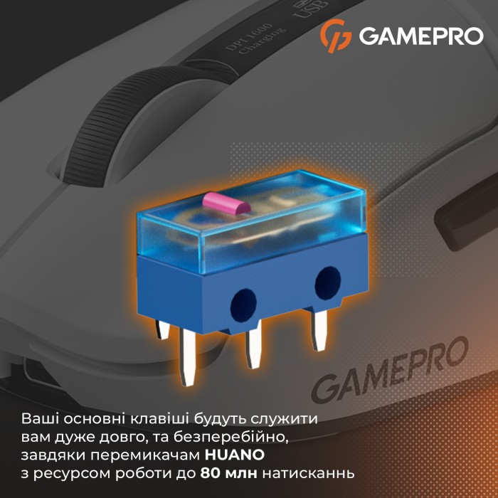 Бездротова миша GamePro Genesis Ranker (GM012W) (GM012W)