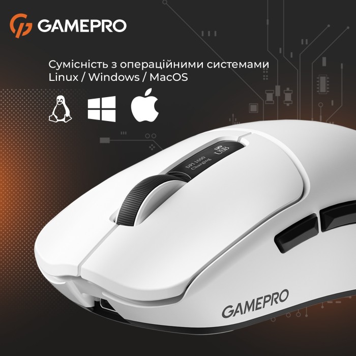 Бездротова миша GamePro Genesis Ranker (GM012W) (GM012W)