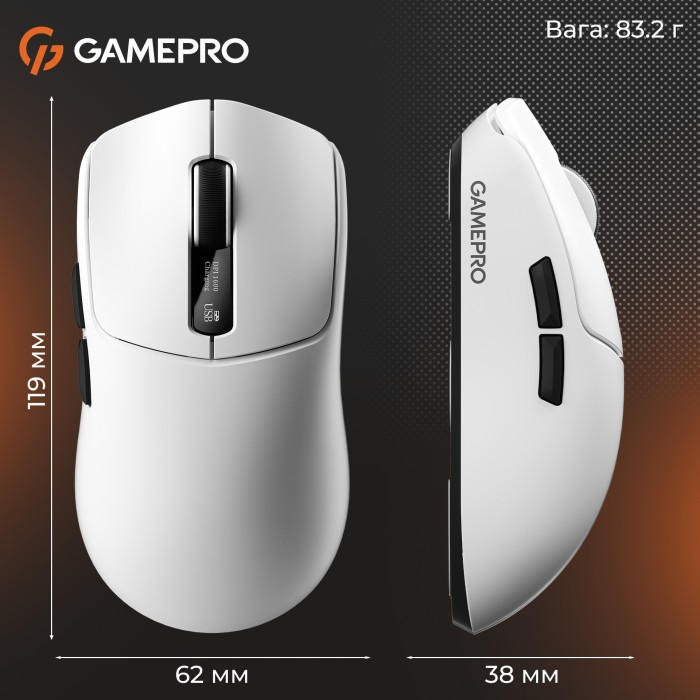 Бездротова миша GamePro Genesis Ranker (GM012W) (GM012W)