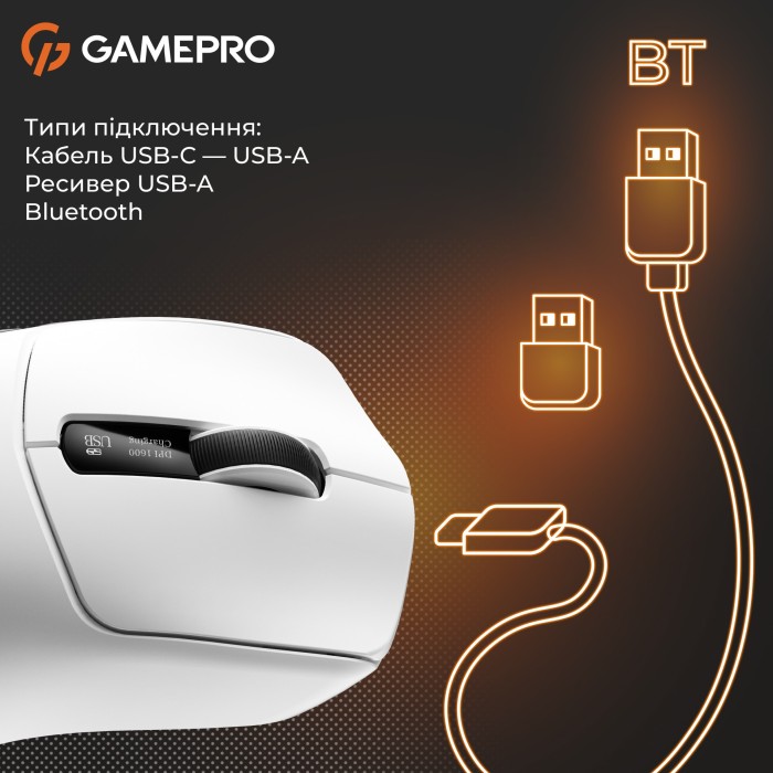 Бездротова миша GamePro Genesis Ranker (GM012W) (GM012W)