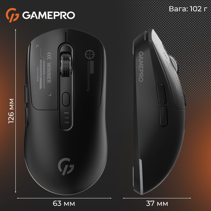 Бездротова миша GamePro Genesis Winner (GM079B) (GM079B)