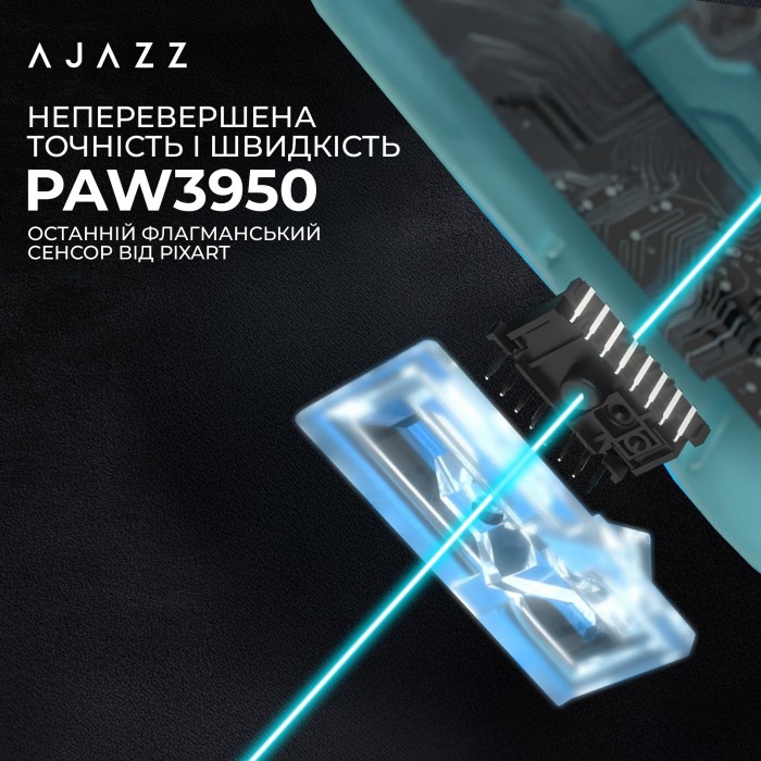 Бездротова миша Ajazz AJ159 APEX Blue (AJM159-A-BLUE) (AJM159-A-BLUE)