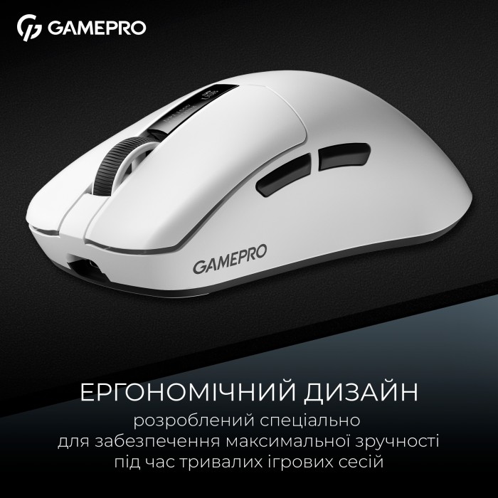 Бездротова ігрова миша GamePro Asgard Thor (GM023W) 1К зарядна станція\ресивер (GM023W)