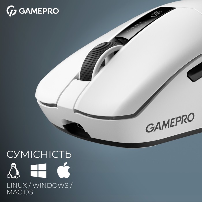 Бездротова ігрова миша GamePro Asgard Thor (GM023W) 1К зарядна станція\ресивер (GM023W)