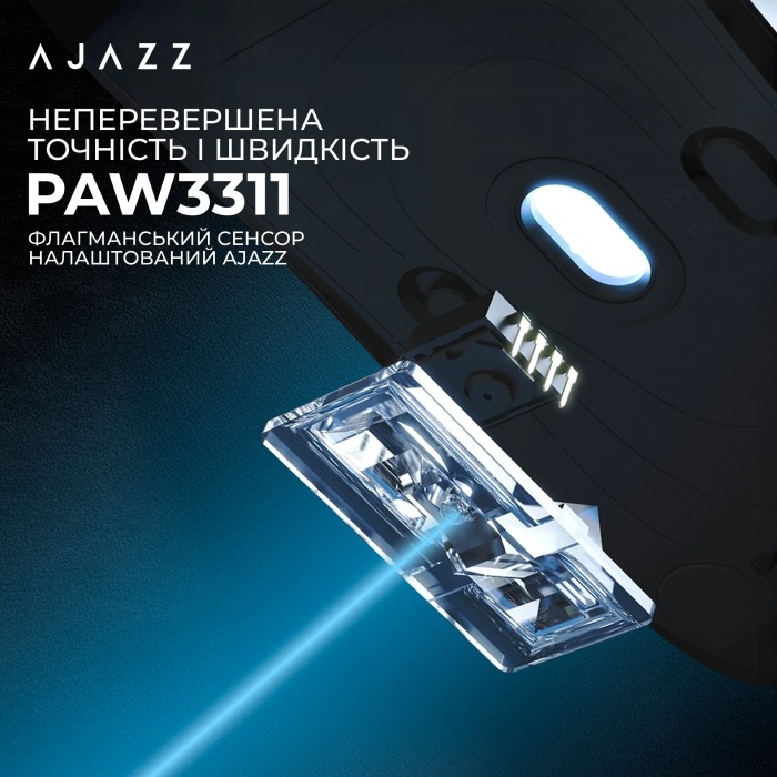 Бездротова ігрова миша Ajazz AJ159P MC Blue (AJ159P-MC-Blue) (AJ159P-MC-Blue)