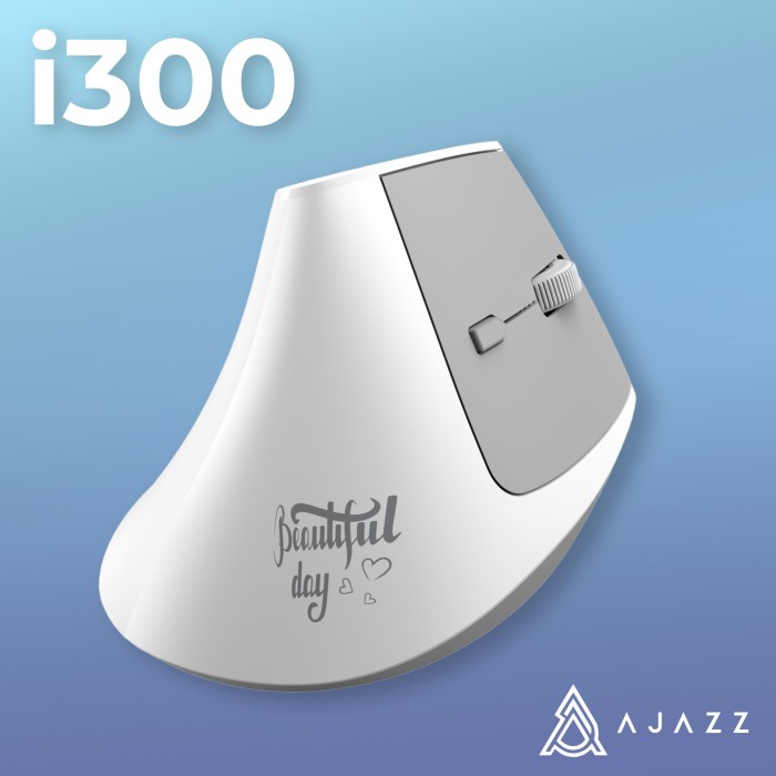 Бездротова миша Ajazz i300 White (i300-W) (i300-W)