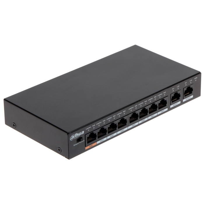 Мережевий комутатор Dahua DH-PFS3010-8ET-96 (6939554904707)