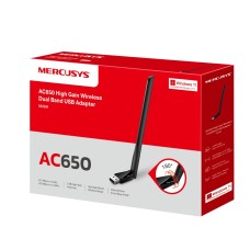 Wi-Fi адаптер MERCUSYS AC650 High Gain Wireless Dual Band USB Adapter (MERCUSYS AC650 High Gain Wireless Dual Band USB Adapter)