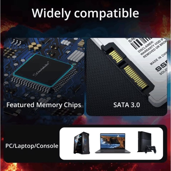 SSD-накопичувач SomnAmbulist H650 Sata III 512Gb White (H650_512GB)