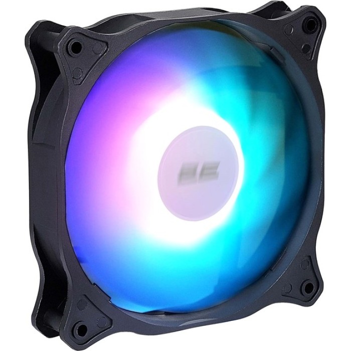 Корпусний вентилятор 2E GAMING 120мм, 1200rpm, 3pin, 3pin +5VARGB, чорний (2E-F120-ARGB)